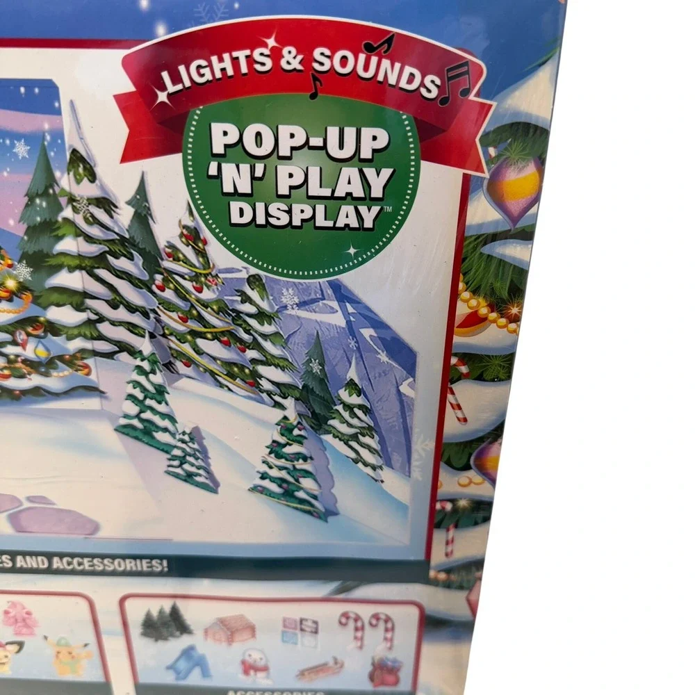 Pokemon Deluxe Holiday Advent Calendar Kids OS Multi Lights Sounds 24 Days Gift
